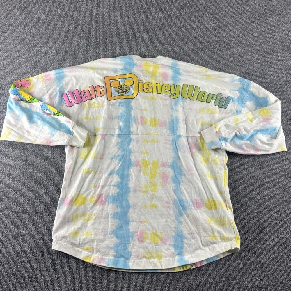 Disney Shirt Womens M Tie Dye Long Sleeve Spirit Jersey Walt Disney World Tee